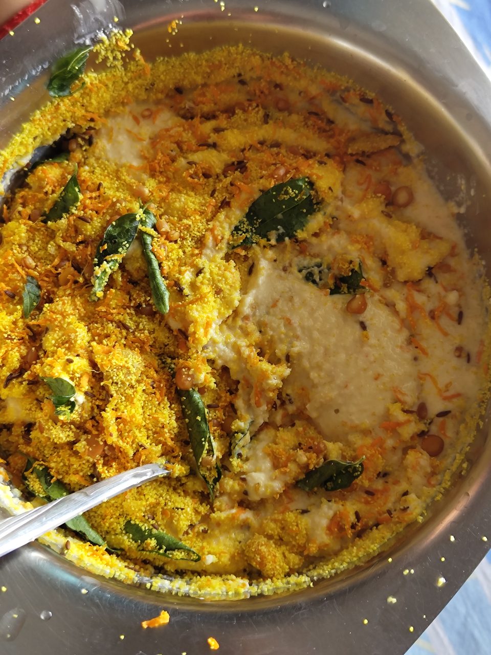 Fresh batter being mixed